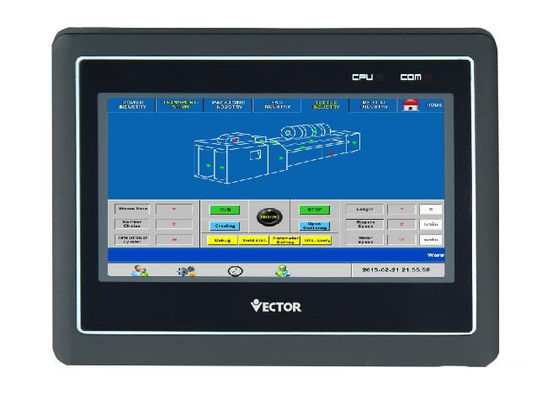 EtherNet 7.4 inç HMI Kontrol Panelleri RS485 HMI LCD Ekran